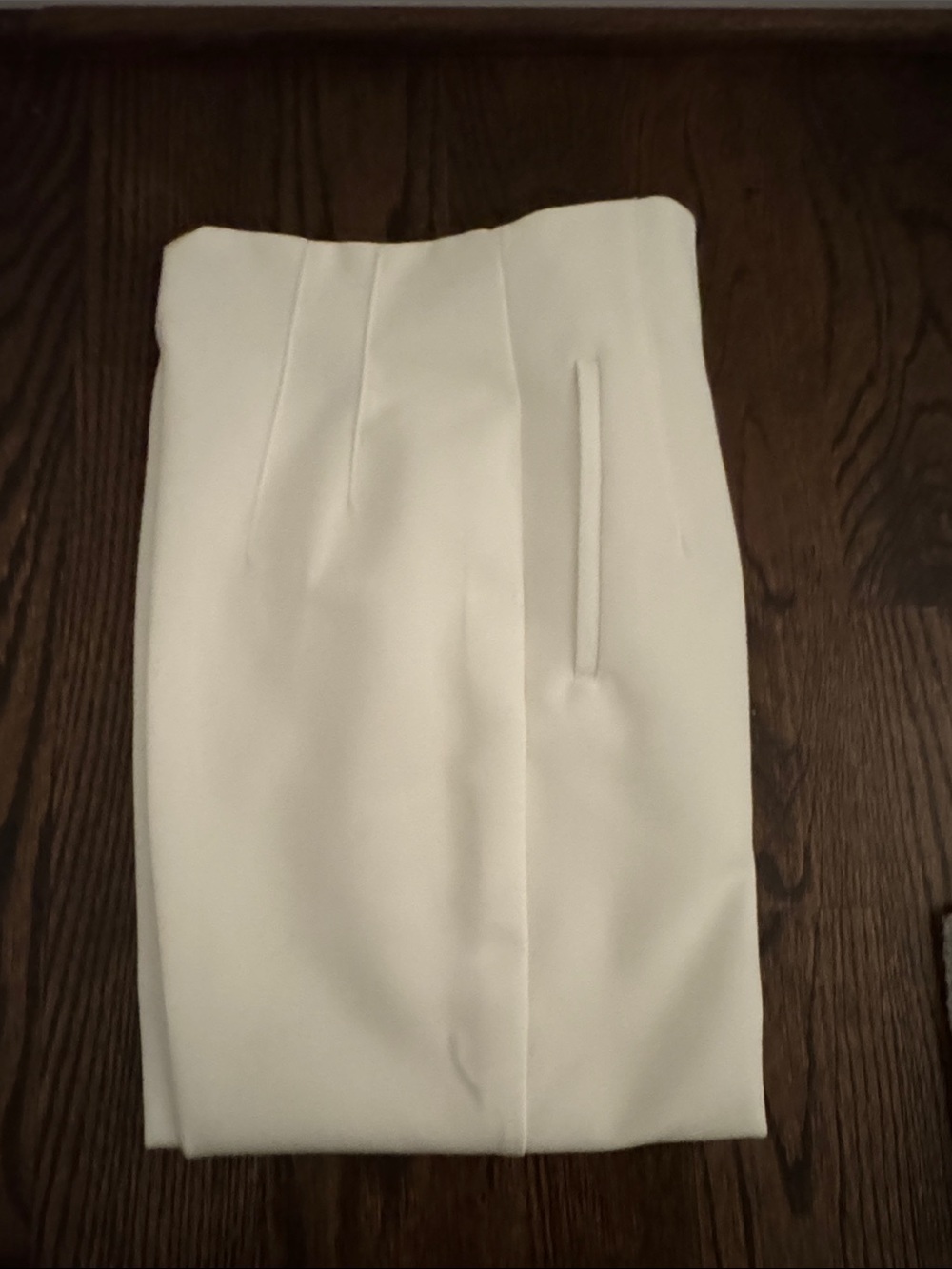 Zara White trousers size Small
